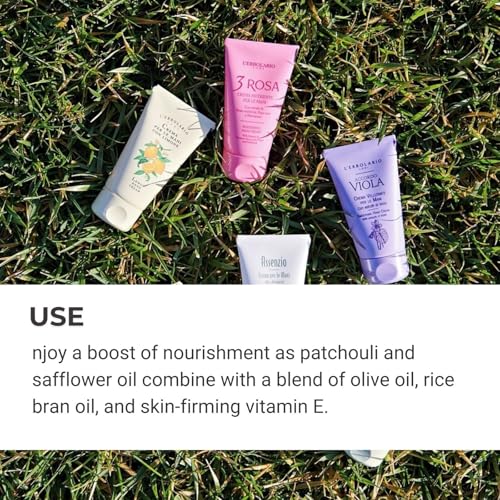 L'Erbolario Patchouli Body Butter – Moisturizing Cream for Dry Skin, 6.7 oz