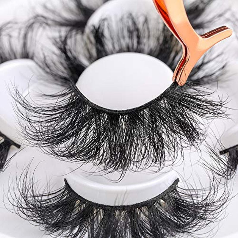 25mm 3D Mink Lashes Full Volume Mink Eyelashes Fluffy Volume Dramatic 25mm Mink Lashes Extension Cruelty-free Siberian Mink Strip Eyelashes (06 61 82 mix)¡¦¡¦¡¦¡¦