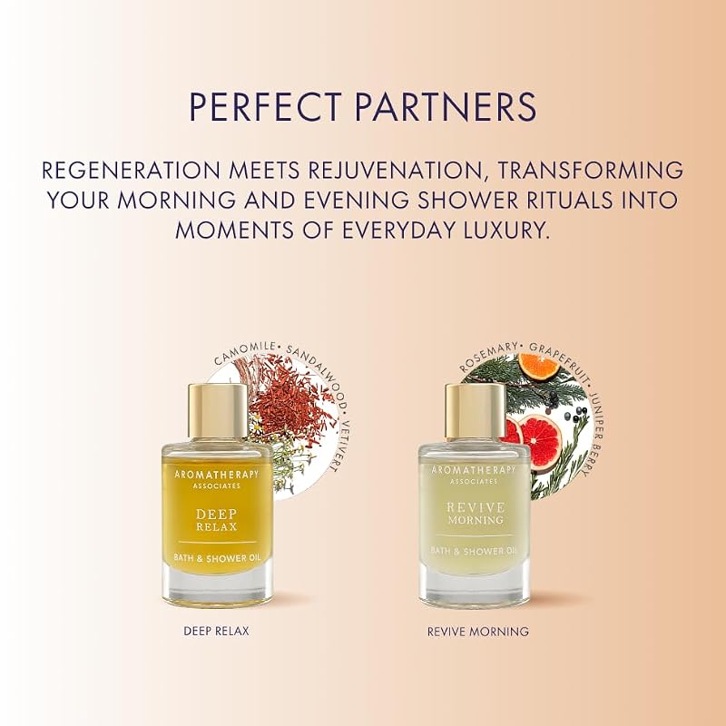 Perfect Partners Gift Set - 2 Pack Bath & Shower Oils (Travel Size) by Aromatherapy Associates