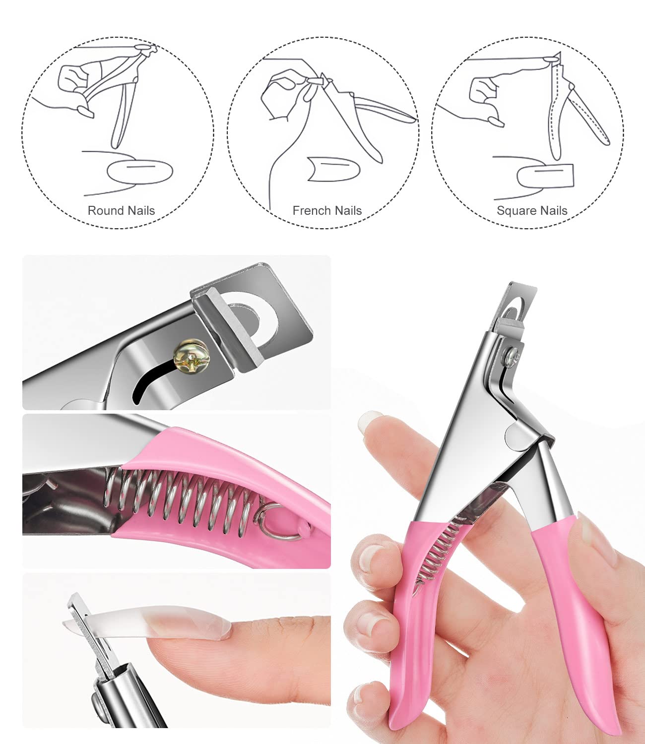 Acrylic Nail Kit-Nail Acrylic Powder Liquid Set with Practice Fingers Base & Top Coat Practice Hand Tools Glitters Tips for Women Salon Home