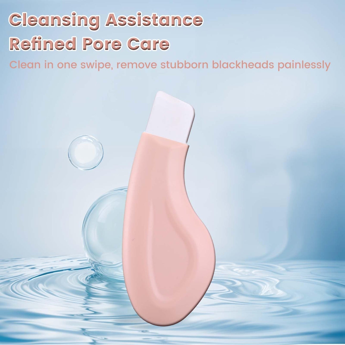JIEYAO Blackhead Remover Tool, Silicone Nose Blackhead Scrubber Scraper Deep Clean Skin Spatulal Pore Cleaner for Men Women(Skin)