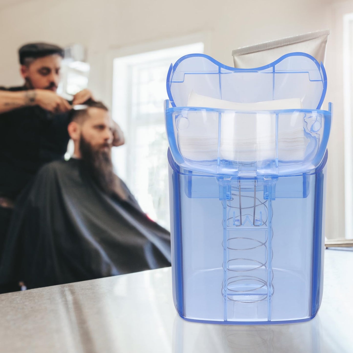 Perm Paper Storage Box Perm Paper Case Hair Dyeing Paper Dispenser Salon Utensils Hair Care Tools Salon Paper Holder Hair Color Accessories Perm Paper Organizer Perm Paper Holder