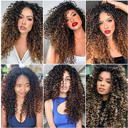 GoGo Curl Crochet Water Wave Hair 18 Inch - Ombre 7 Packs 1B/4/30
