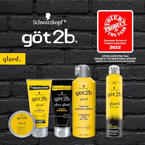 Got2b Ultra Glued Invincible Styling Hair Gel,1.25 oz (Pack of 24)