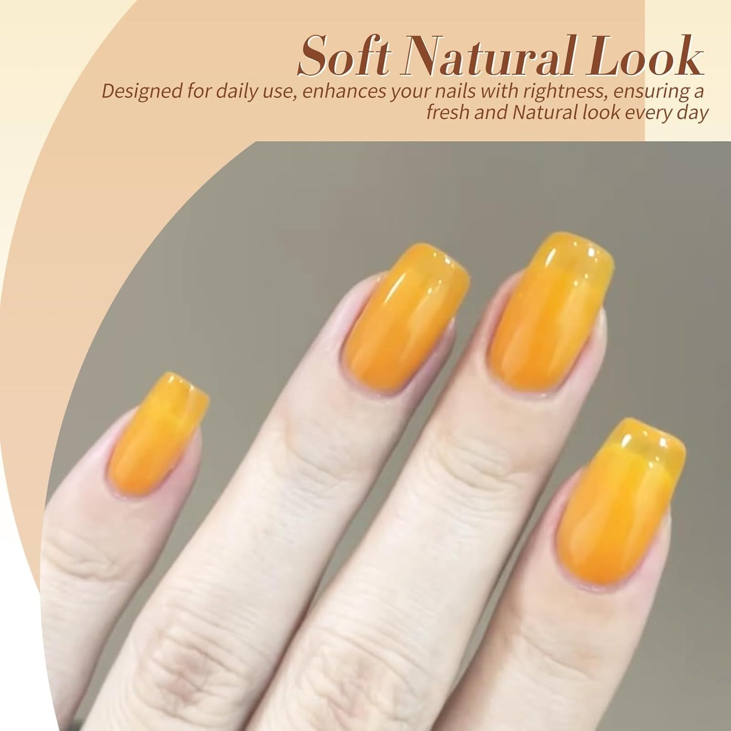 Born Pretty Neon Jelly Gel Nail Polish Set - Halloween Colors, Soak Off UV/LED for Salon & DIY