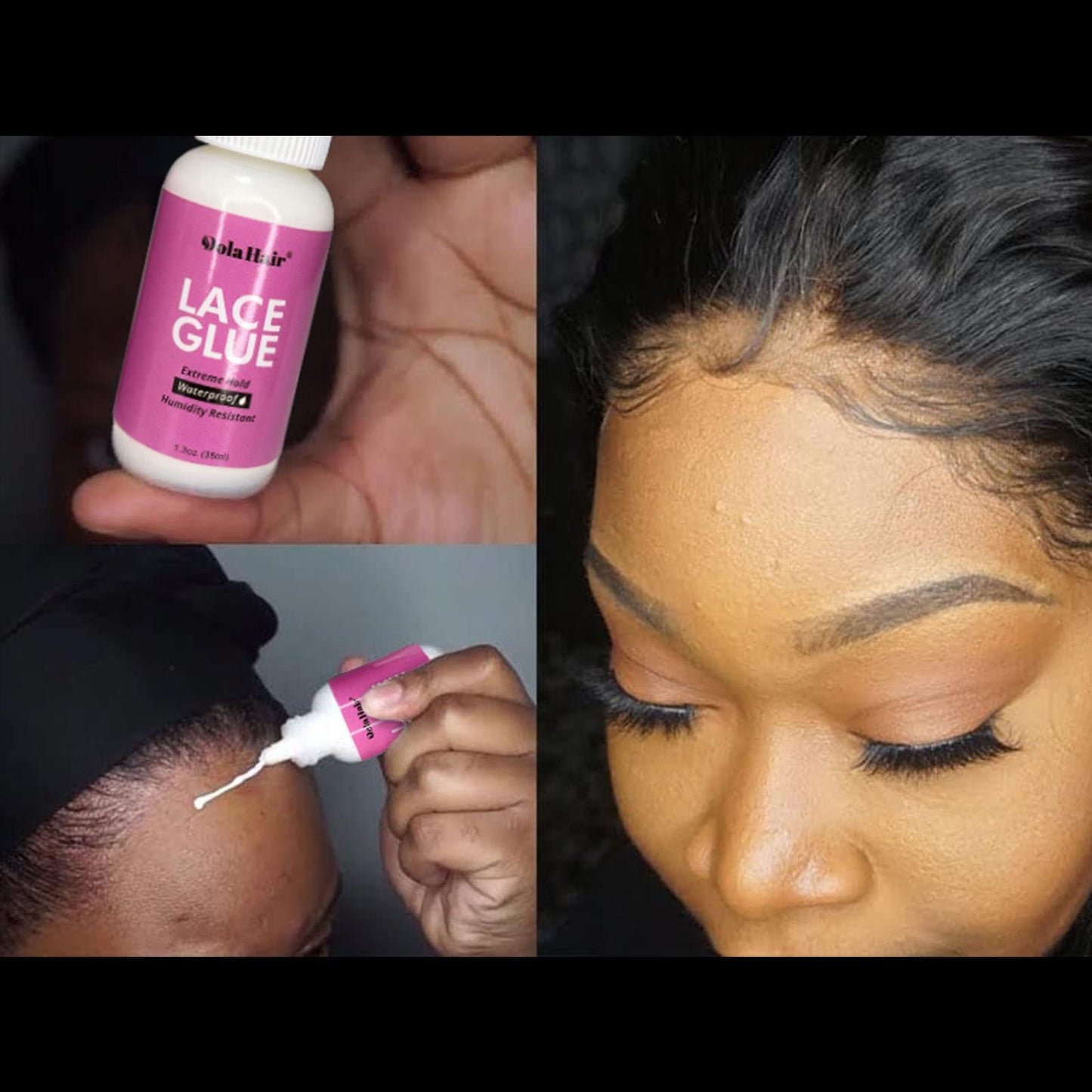 Dolahair Lace Wig Glue Kit - Waterproof Lace Front Glue for Wigs & Hair Replacement