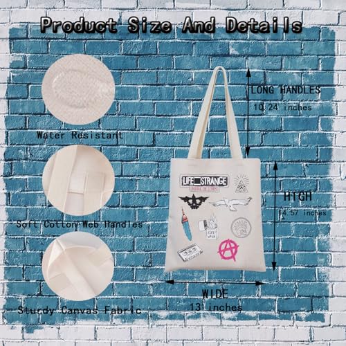 MNIGIU Video Game Tote Bag Chloe Max Lover Gift Video Game Merch