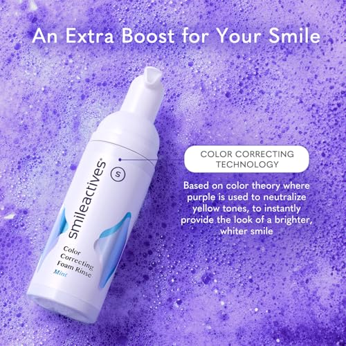 Foam Rinse - Purple Correcting & Brightening, Mint Flavor, 5 FL OZ