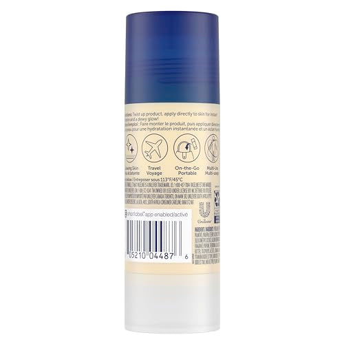 Vaseline Cocoa Shimmer Jelly Stick 3-Pack – Nourishing Moisturizer with Cocoa Butter & Mineral Shine, 1.04 Oz Each