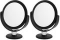 Danielle Soft Touch 10x Vanity Mirror, Round, Pack of 2 – 9 Inch x 6.75 Inch