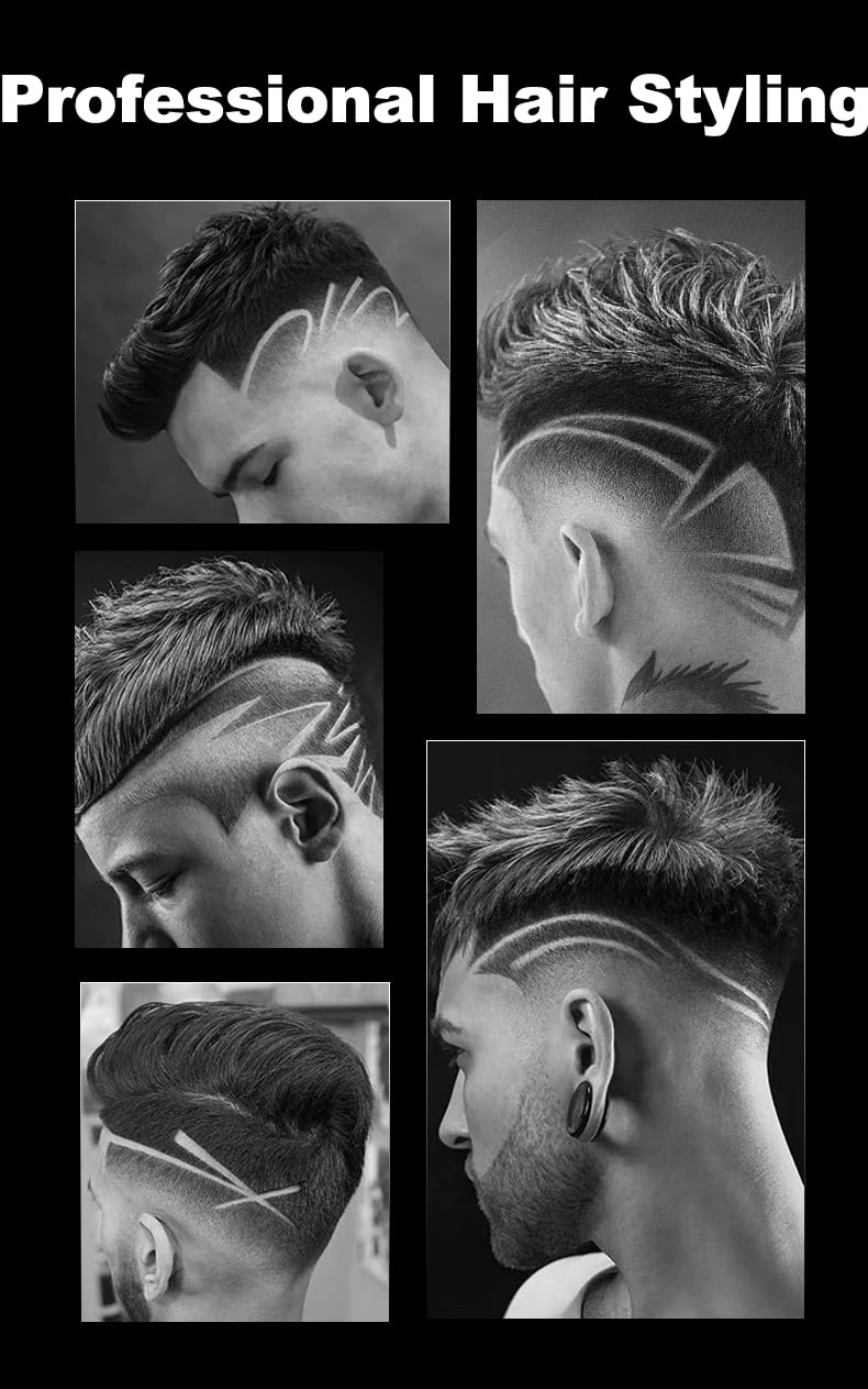 EWAIDI Blackout Trimmer Plus Zero Gap, Blackout Trimmer 2.0, Barbers Tonic Black Out Trimmers Zero Gap, Cordless Rechargeable Zeroo-Gapped Safety Razor Hair Clipper for Men (1 Sets)