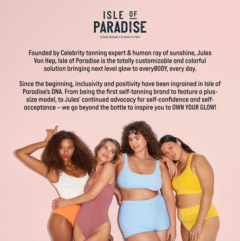 Isle of Paradise Self Tanning Drops, Dark (Bronzed Glow) - Vegan and Cruelty Free Self-Tan Drops, 1.01 Fl Oz