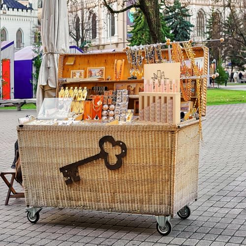 6 Slot Wooden Lipsticks Holder with DIY Wood Cardboard 0.7 Inch Lip Balm Tube Holder Lip Gloss Organizer Display Wood Lipsticks Tube Tower Organizer for Market Craft Booth Room Display