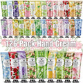 VESPRO 126 Pack Hand Cream Set, Mothers Day Gifts, Bulk Hand Lotion Travel Size for Dry Cracked Hands, Mini Hand Lotion for Easter Basket Stuffers, Bridesmaid Gifts, Employee Appreciation Gifts