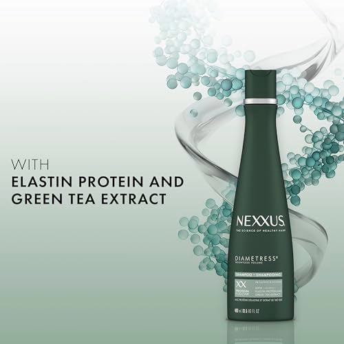 Nexxus Diametress Volume Shampoo for Fine & Flat Hair 13.5 fl oz - Enrich with Green Tea & Elastin