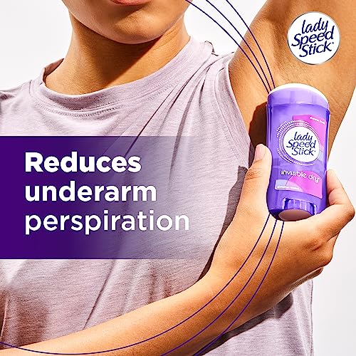 Irish Spring Bar Soap for Men, Moisture Blast, 3.7 Oz, 24 Pack & Lady Speed Stick Invisible Dry Antiperspirant Deodorant, Shower Fresh, 2.3oz, 4 Pack
