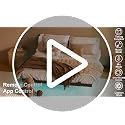 Floating Bed Frame King Size with Smart LED Lights & Charging Station - 14 Inch Modern Design (U.S. Standard)
