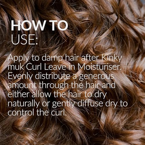 Kinky Muk Curl Amplifier Moisturising Curl Cream - Medium to Coarse Hair, Fruit Salad, 6.76 Fl Oz