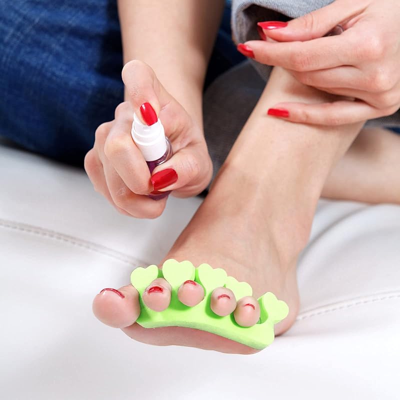 Toe Spacers 100 Pairs Foam Pedicure Separators for Nails Men Women