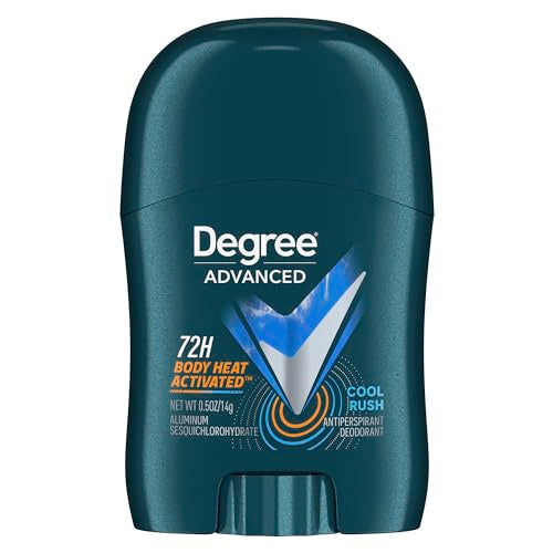 Degree Travel & Trial Size Antiperspirant Deodorant Cool Rush 0.5 oz Pack of 36 - Original