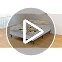 Queen Bed Frame 7 Inch Steel Platform for Box Spring and Mattress - Black