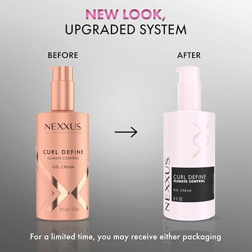 Nexxus Styling Curl Define Curl Cream Climate Control Gel Cream Hair Cream Powered by STYLEPROTECT Technology 8 fl oz