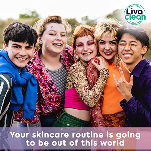LivaClean (240 + 240 CT) Superstar Acne Patches w/Salicylic Acid & Tea Tree Multicolored & Mixed - Cute Acne Patches, Hydrocolloid Star Pimple Patch for Healing, Cute Face Stickers