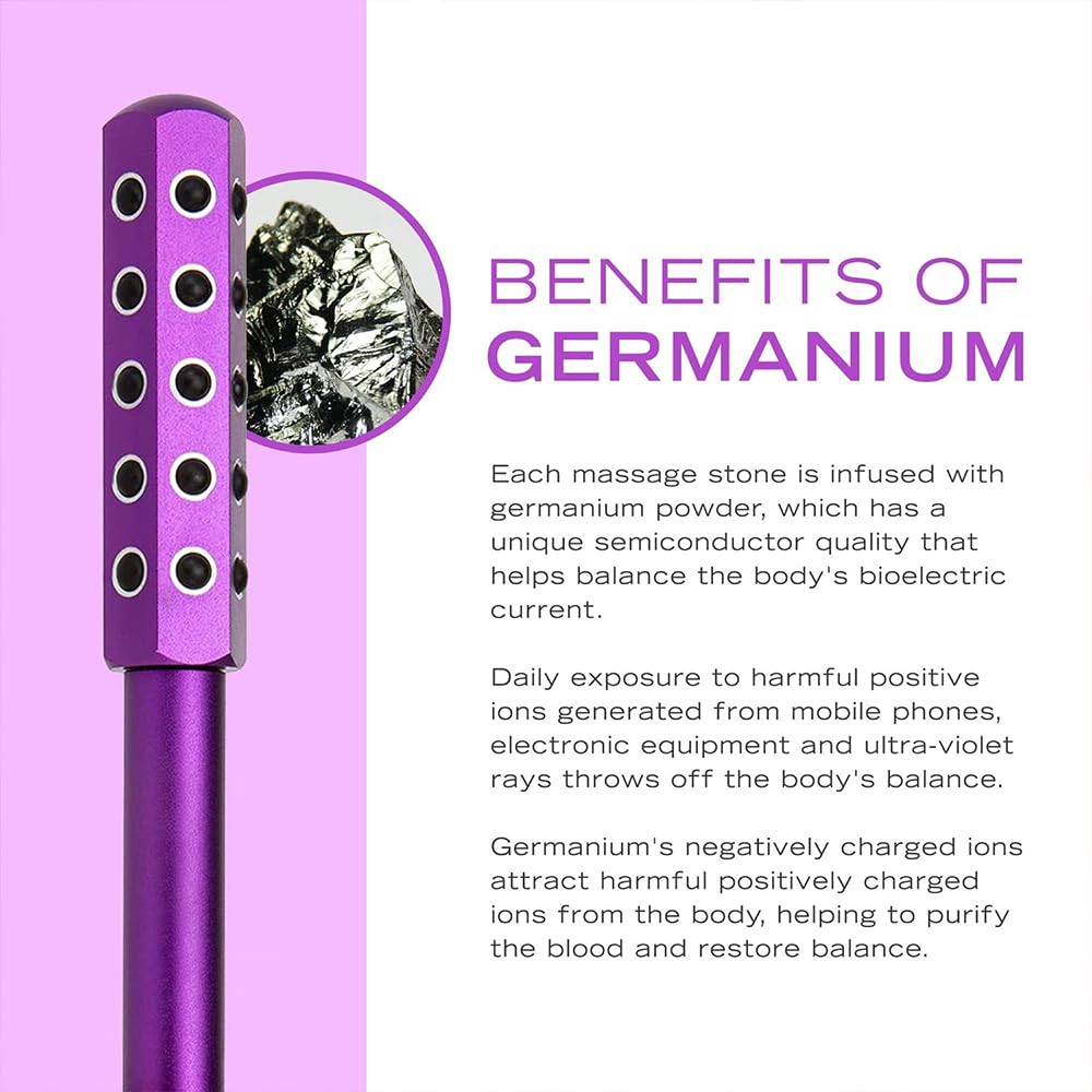 Elarique Glow Sculpting - Beauty Roller, 2025 New Uplift Facial Massaging Beauty Tool, Tourmaline Face Roller,Massage Face Tool, Cooling & Sculpting, Portable with Ergonomic Handle (B-1)