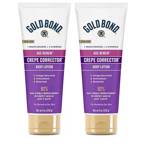 Gold Bond Ultimate Crepe Corrector 8 oz, Age Defense Smoothing Concentrate Skin Therapy Lotion (Pack of 2)