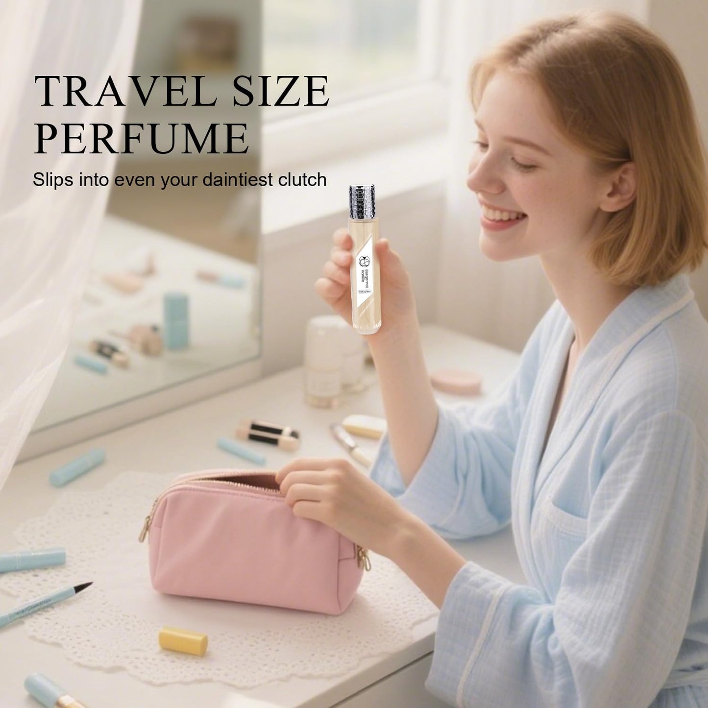 AUREMIST Pheromones Perfumes for Women, Bergamot Vanilla Perfume, Sweet Long Lasting Travel Size Perfume 0.5 fl.oz, Eau De Parfum Enhanced Scents Pheromone Perfumes (Bergamot Vanilla)