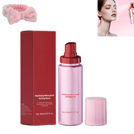 Powder Melt Glass Setting Spray, Ultra-Smooth Finish- Size, Hydrating Makeup Setting Spray for Radiant, Glass-Skin Finish (1Pcs)