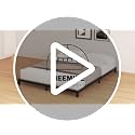 Queen Low Profile Bed Frame - 5 Inch Platform Bed, Steel, No Box Spring Needed - Black, Variation of Queen / 5 Inch