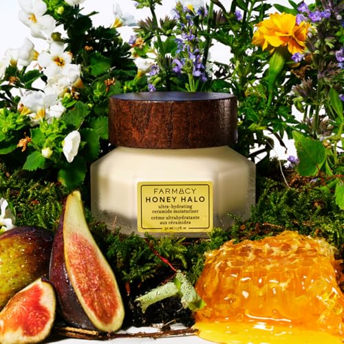 Farmacy Honey Halo Ceramide Face Moisturizer 0.8oz - Hydrating for Dry Skin