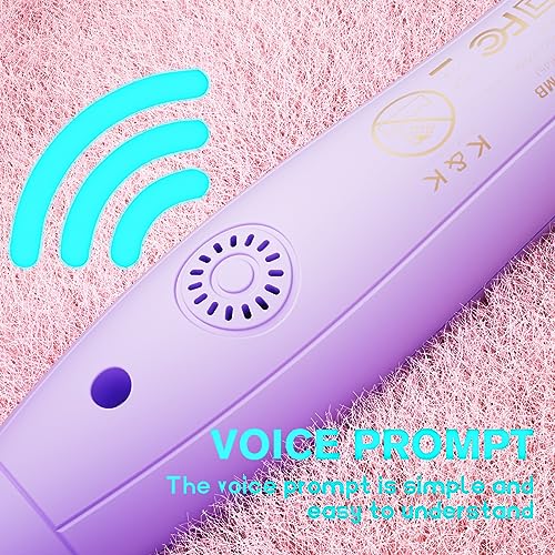 1.5 Inch Volumizing Heated Curling Brush for Hair - Purple
