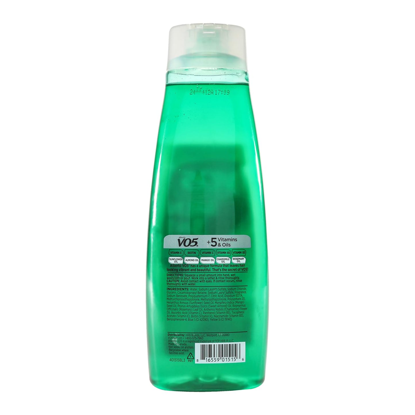 VO5 Alberto Men 3 in 1 Fresh Ocean Surge - 3 in 1 Shampoo Conditioner and Body Wash - With 5 Oils and 5 Vitamins - Energizing Ocean Scent - 15 oz