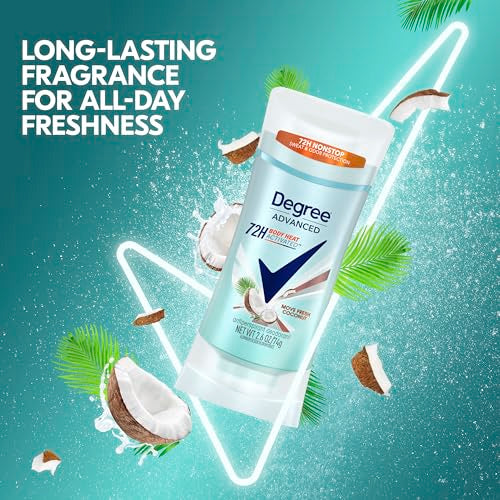 Degree Coconut & Hibiscus Antiperspirant Deodorant 72-Hour Freshness for Women