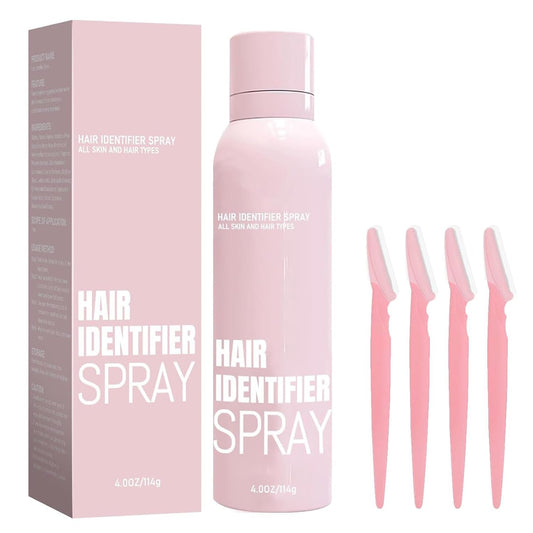 Vrpshe Hair Identifier Spray, Skin Body Face Hair Identifier Spray, Skin Dermaplaning Spray for Face (1 Pack)