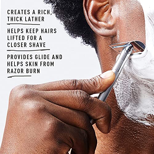 Men's Shaving Cream & Pre-Shave Oil Set - Skin Irritation Relief & Razor Bump Prevention