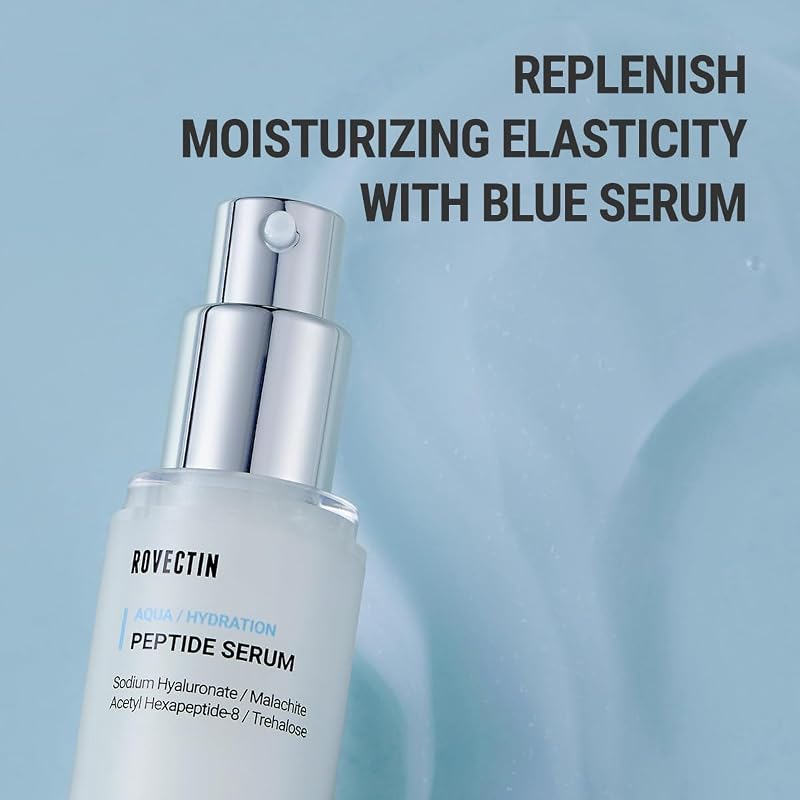 ROVECTIN Aqua Peptide Serum 1.01 fl oz with Niacinamide Anti-Aging