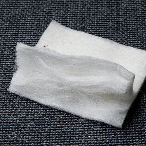 Japanese Organic Cotton Pads 100 Pieces 100% Organic Unbleached [Made in Japan] (4 Packs)