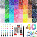 Resin Rhinestone Bedazzling Kit with 40 Colors and Jewelry Glue - 42,000 Pieces