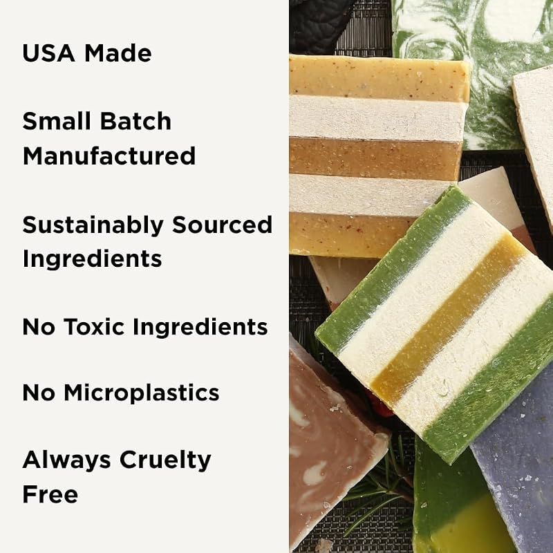 Variety Six Pack Handmade Cold Process Soap - Sumbody USA Made