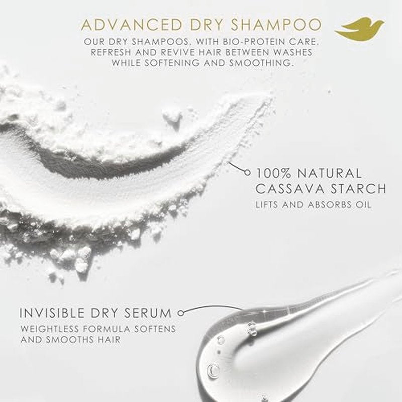 Dove Dry Shampoo Spray, Volume & Fullness, Absorbs Oil to Refresh Hair Without Washing, 5 oz (2-Pack)