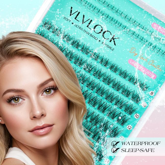 DIY Lash Clusters Kit with Clear Band & Bottom Lashes - Ivy Kit