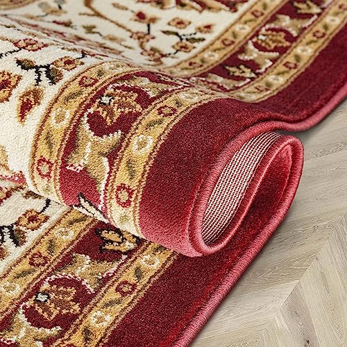 Well Woven Sarouk Red 5'3