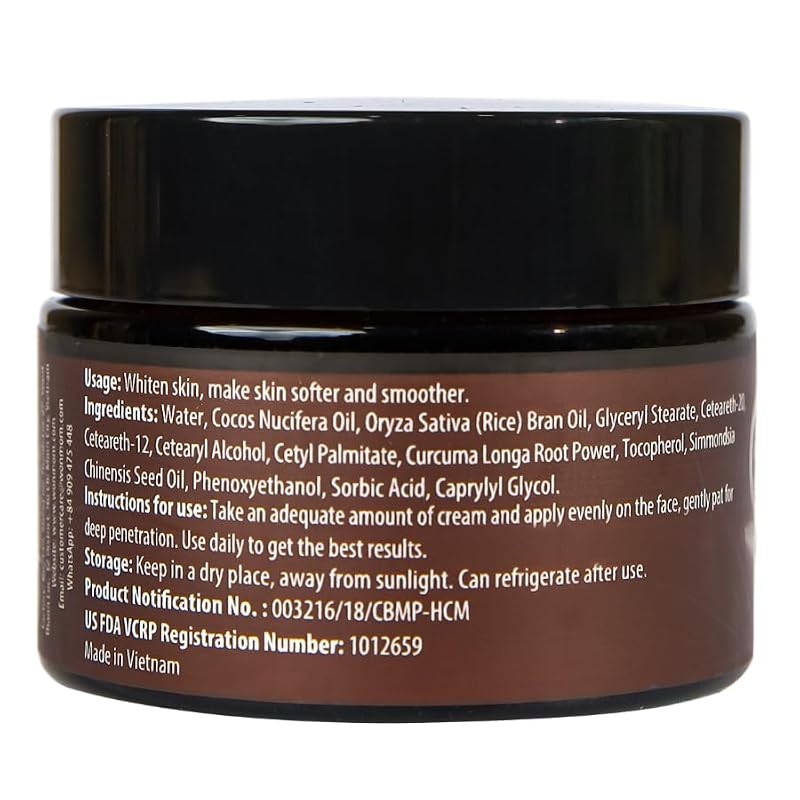Turmeric Face Cream with 9-Month Harvested Turmeric - Natural Skin Nourishment