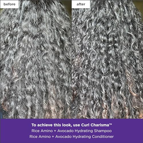 8 Fl Oz Curl Charisma Rice Amino & Avocado Hydrating Conditioner - Defines & Moisturizes Wavy, Curly, Coily Hair - Frizz Control - Vegan & Silicone-Free