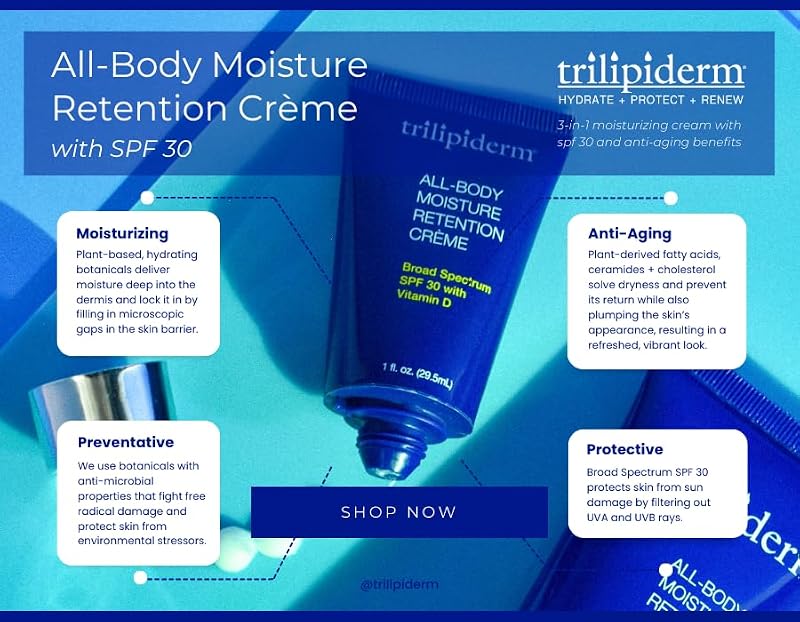 Travel Size SPF 30 Body Sunscreen Moisturizer with Vitamin D - 2 Pack 3 oz Tubes