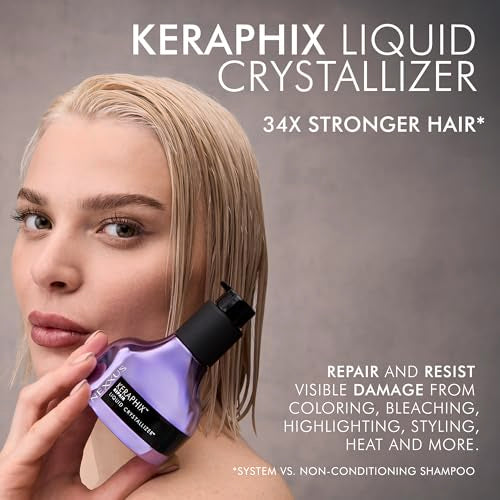 Nexxus Keraphix Liquid Crystallizer Hair Strengthening Treatment 3.3 fl oz - Damage Repair & Heat Protect
