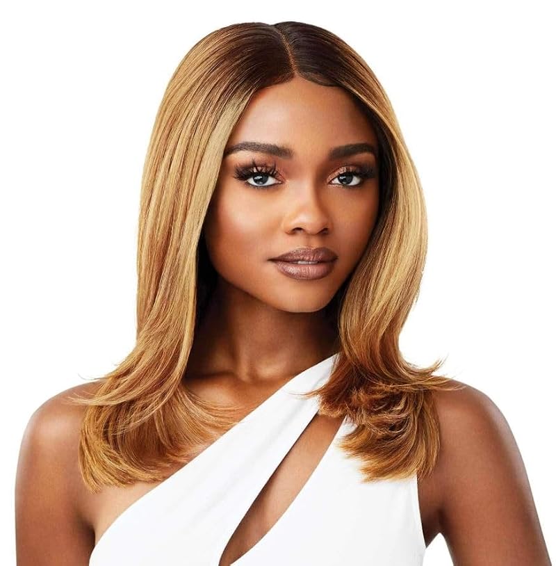 Outre Lace Front Wigs - Melted Hairline Martina 613 Synthetic Wig